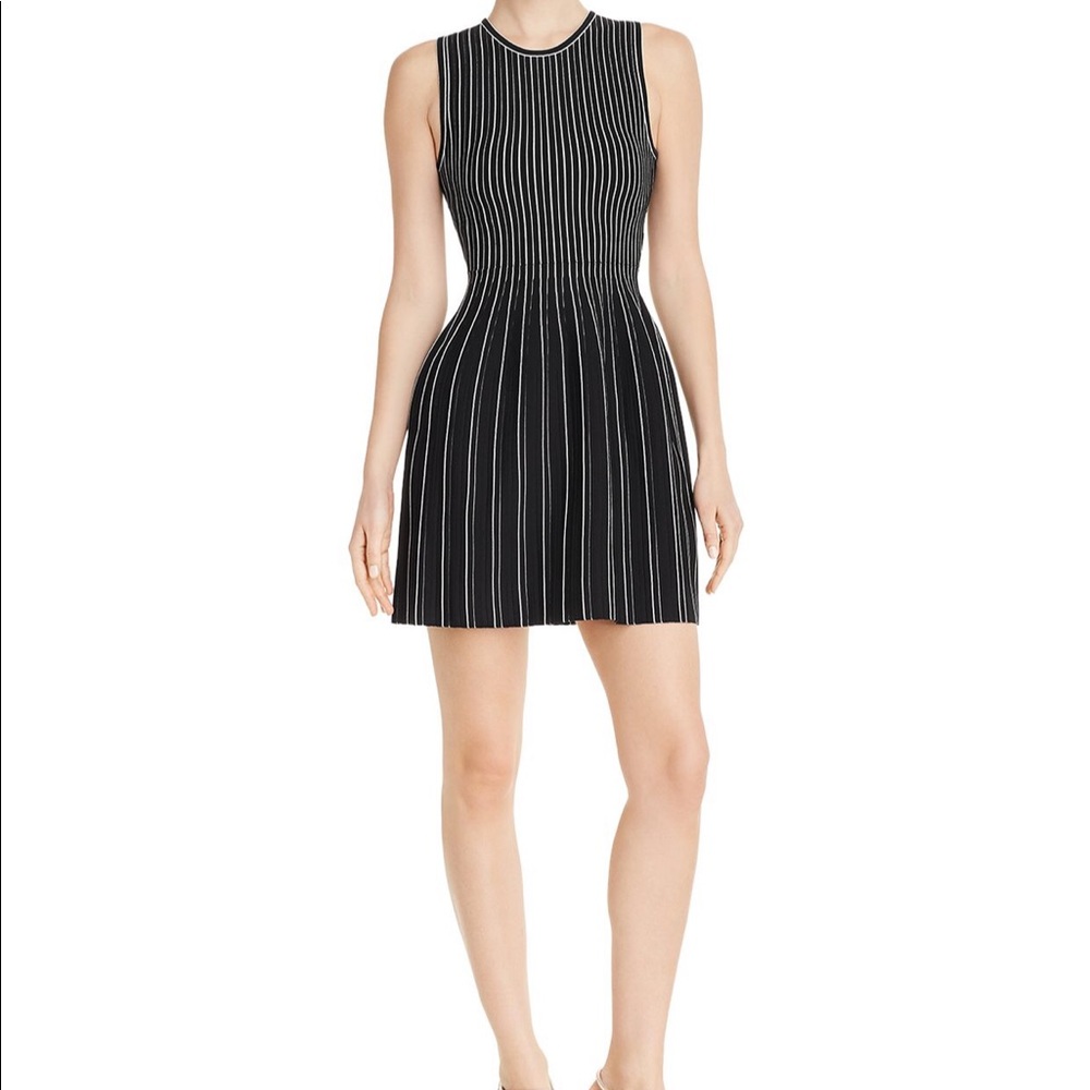 Theory striped knit dress sz S